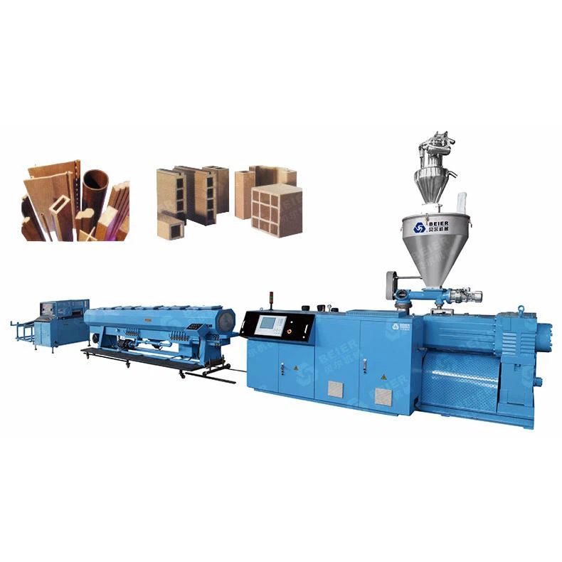 PP Wood Plastic Profile Extrusion Line